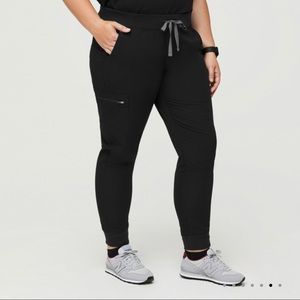 Women’s Black Zamora Jogger Scrub Bottoms - XL